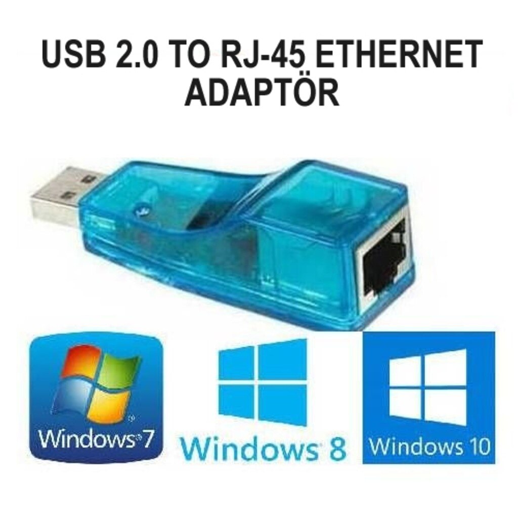 Taşınabilir USB Ethernet Kartı - VK-QF9700 ile 10/100 Mbps Hız