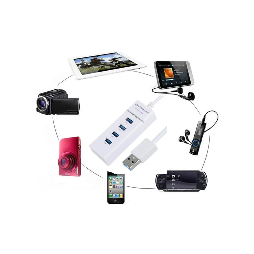 4 Port Usb 3.0 Hub Usb Çoklayıcı 5Gbps Chipli Versiyon