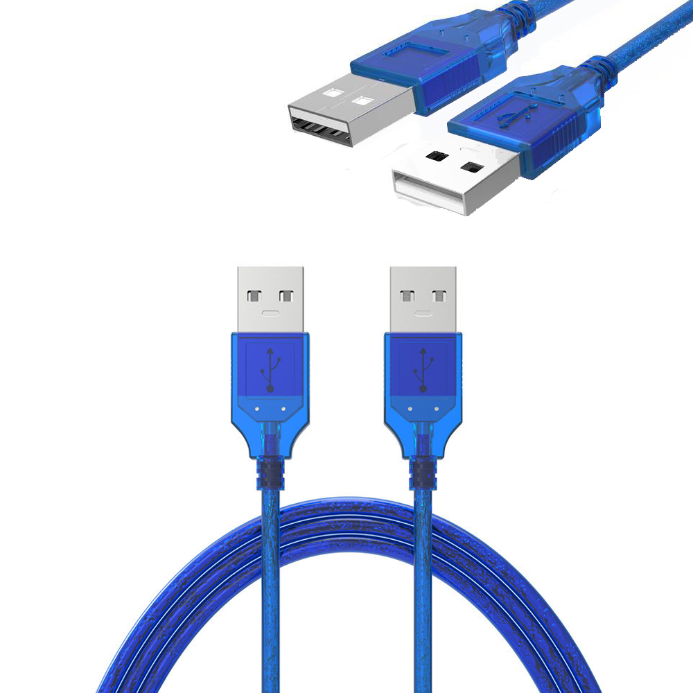 USB İki Ucu Erkek Kablo 60 CM