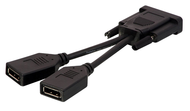 Dms-59 Dms59 To 2X Displayport Dişi Y Splitter 59 Pin Kablo