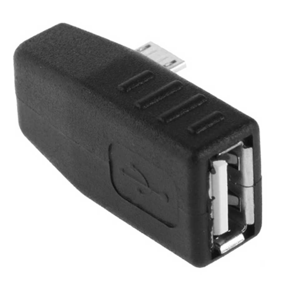 Micro USB OTG Çevirici 90 Derece Samsung Sony LG Xioami Huawei