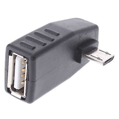 Micro USB OTG Çevirici 90 Derece Samsung Sony LG Xioami Huawei