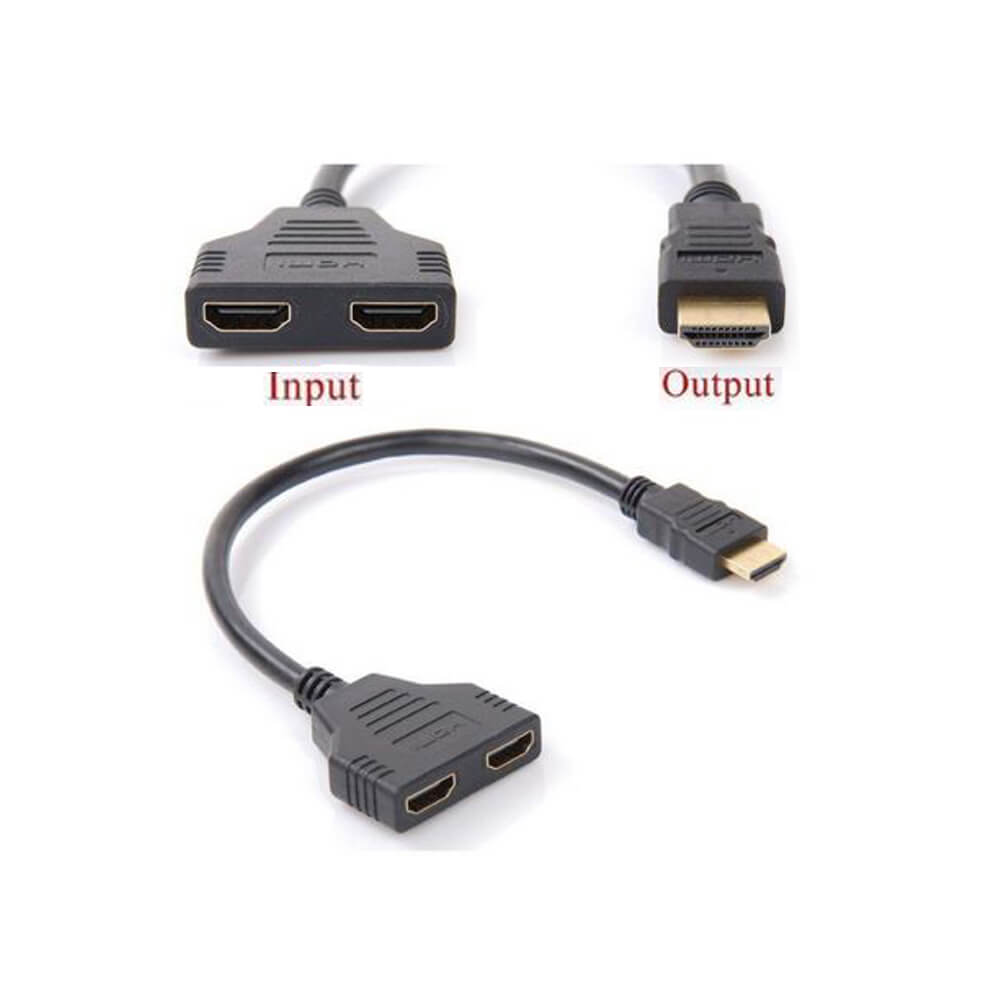 2 Port Kablolu Hdmi Çoklayıcı Switch - 2 Giriş 1 Çıkış Çoğaltıcı