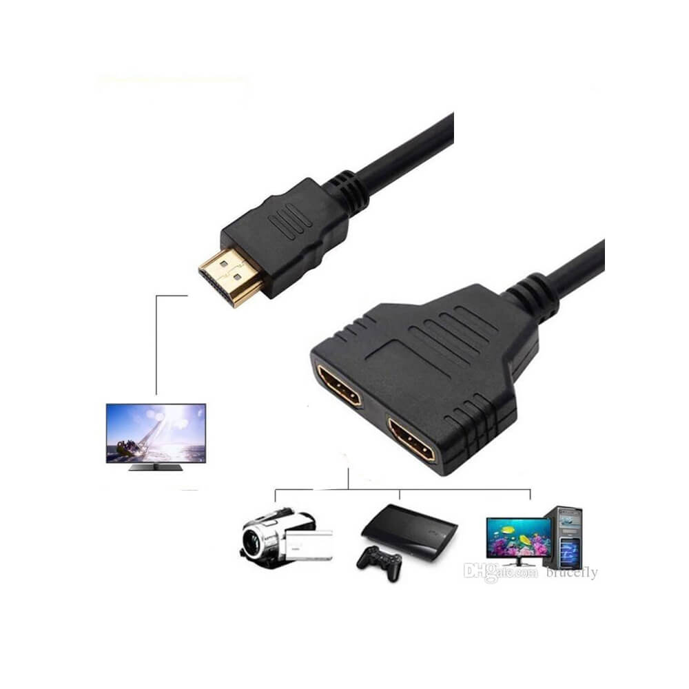2 Port Kablolu Hdmi Çoklayıcı Switch - 2 Giriş 1 Çıkış Çoğaltıcı