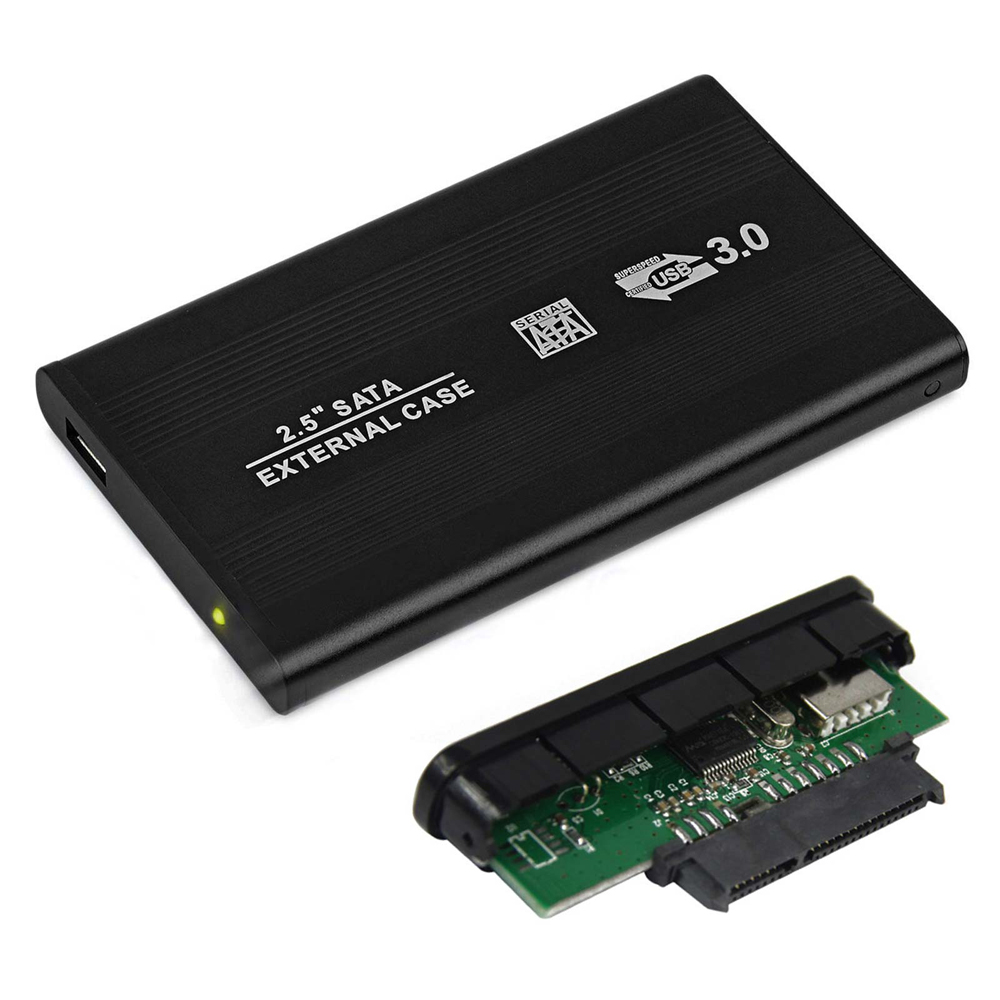 2.5" Usb 3.0 Sata Hdd Harddisk Kutusu Alüminyum Gövde - Harici Hdd Kutu - Siyah