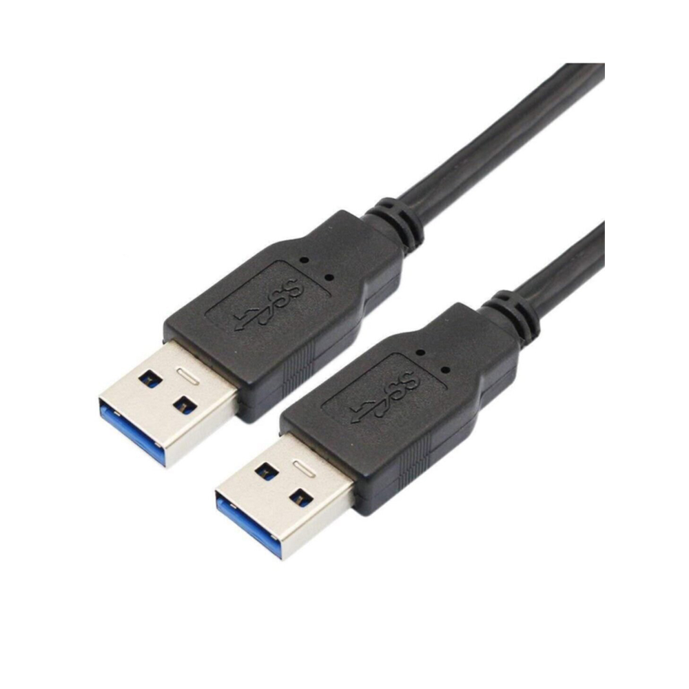 Usb 3.0 İki Ucu Erkek Erkek Kablo Data Bağlantı Kablosu 1 M