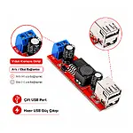 Çift Usb Dönüştürücü Dc-Dc 3A Step Down Güç Modülü