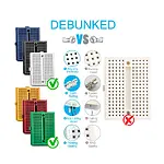 Mini Yapışkanlı Breadboard - 170 Pin - 4.5*3.5Cm Sarı