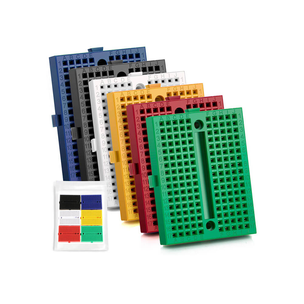 Mini Yapışkanlı Breadboard - 170 Pin - 4.5*3.5Cm Mavi