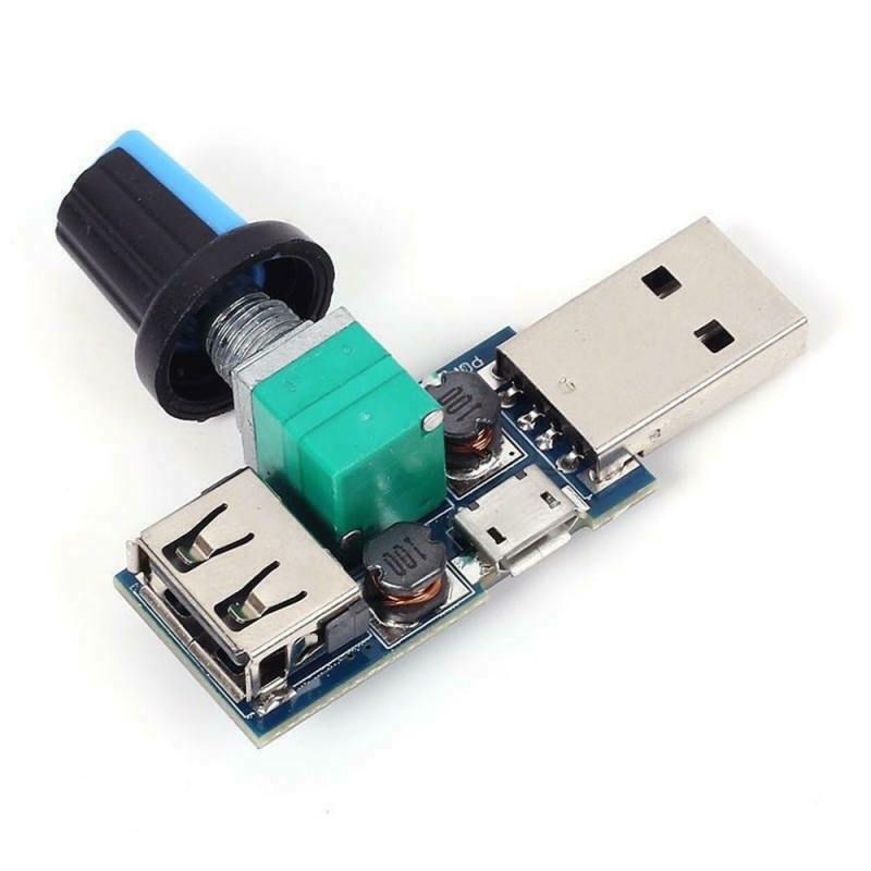 Dc 5V-12V 5W Usb - Micro Usb Fan Hız Kontrol Modülü