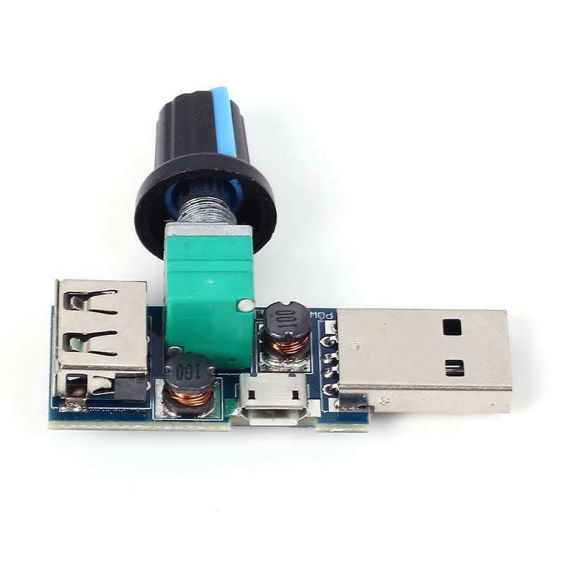 Dc 5V-12V 5W Usb - Micro Usb Fan Hız Kontrol Modülü