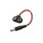 9V Pil Başlığı 9 Volt Dişi Pil Soketli Erkek Jaklı Kablo