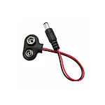 9V Pil Başlığı 9 Volt Dişi Pil Soketli Erkek Jaklı Kablo
