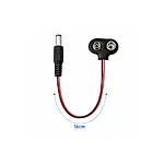 9V Pil Başlığı 9 Volt Dişi Pil Soketli Erkek Jaklı Kablo