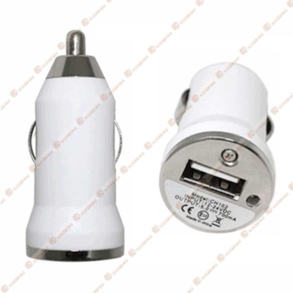Araba Oto Çakmaklık Usb Araç Şarj Cihazı 1A Sony Lg Htc Samsung Beyaz (438570155)