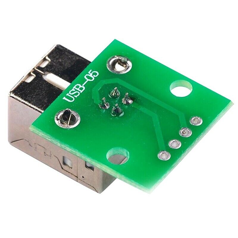 USB B Type B Dişi Soket - Breakout Board 2.54mm DIP Adaptör Konnektör