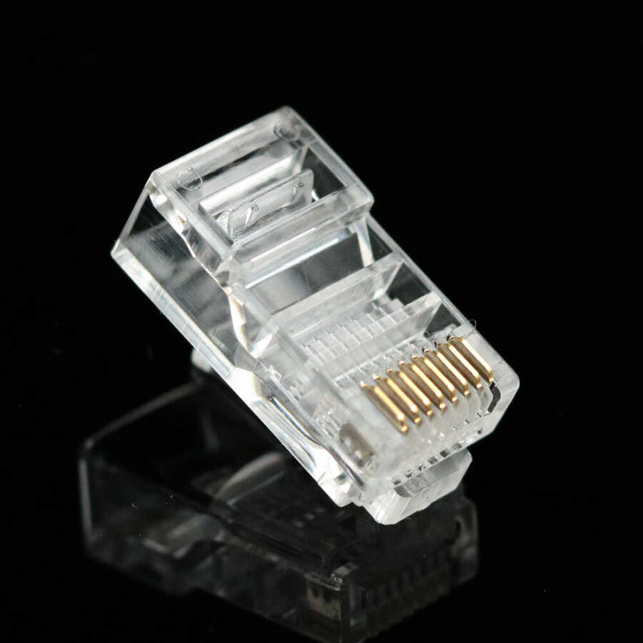 EZ RJ45 Cat5/Cat6 Yeni Nesil Konnektör-Delikli Konnektör