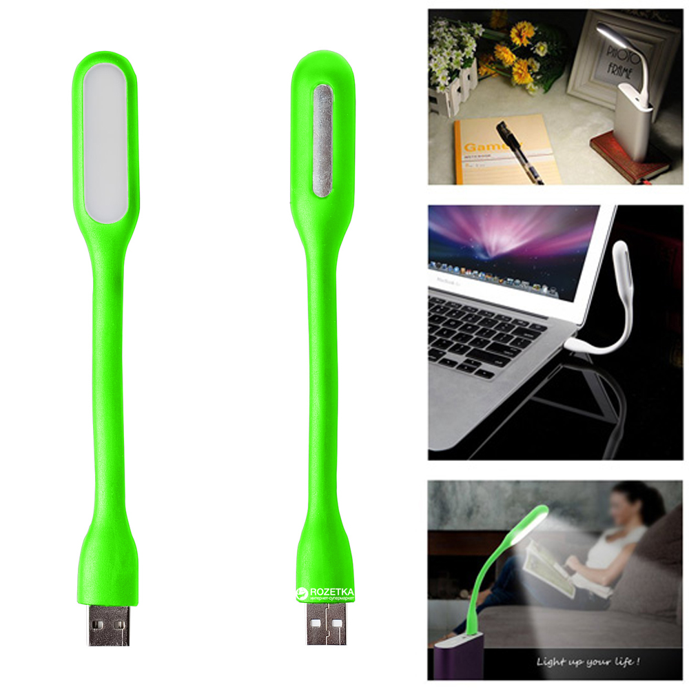 Usb Led Işık Lamba Klavye Aydınlatma Kitap Okuma Lambası Yeşil