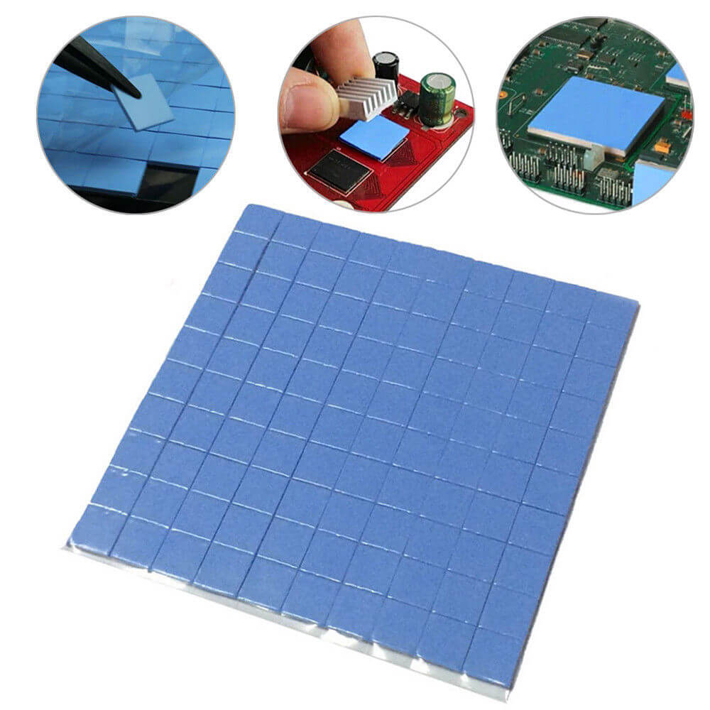 3.0Mm x 100 x 100Mm Chipset Soğutucu Termal Pad Ped 10 x 10Mm Kesilmiş