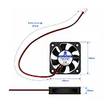 12V Fan 60 x 60 x 10Mm Soğutucu Fan 6Cm Fan 6 Cm Fan Cooler