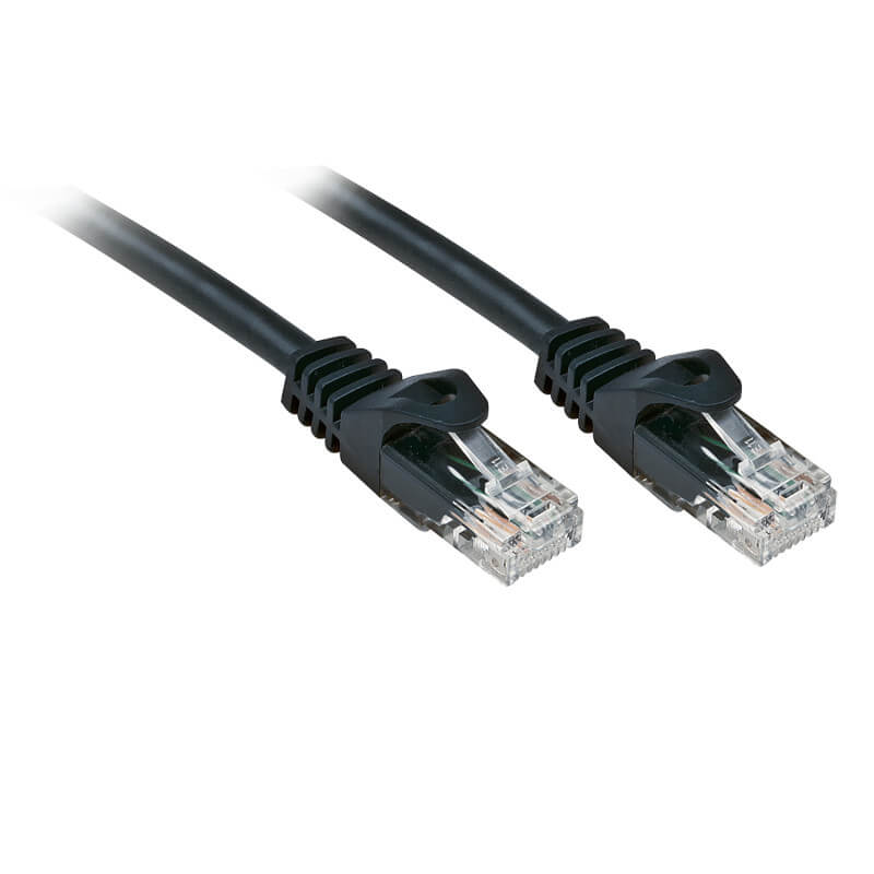 0.3M Cat6 Kablo - 23 Awg - Siyah - 30Cm Cat 6 Kablo Rj45 Soket