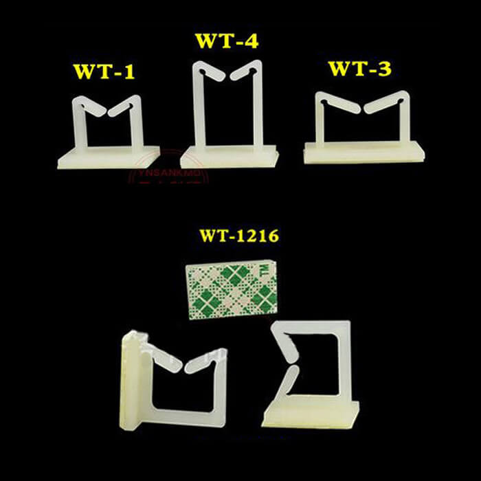 Wt-3 Geçmeli Kablo Klipsi - Toplayıcı-Yapışkanlı- Sabit Kelepçe