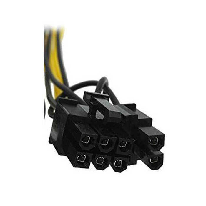 Sata to 6+2 Pin 8 Pin Ekran Kartı Power Güç Kablosu Bakır 20cm