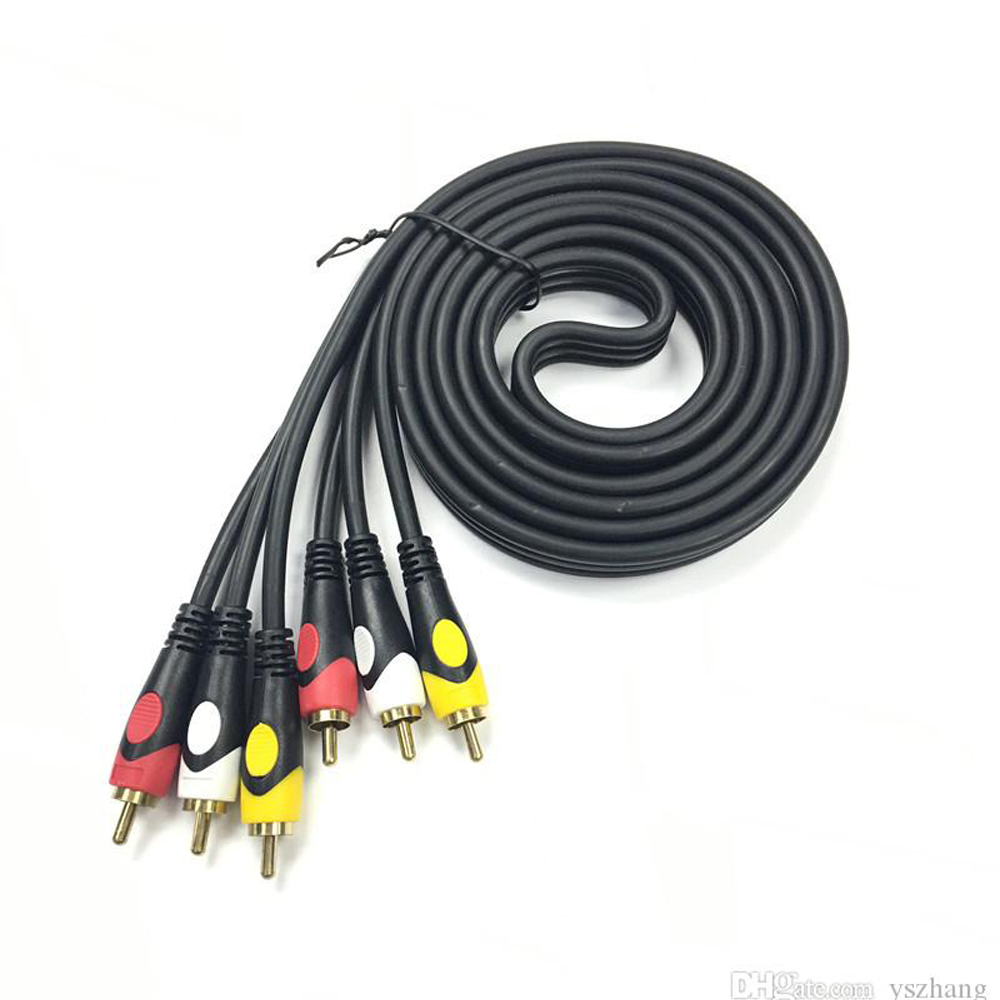 10M 3 Rca To 3Rca Ses Video Sinyal Kablosu - Özel Bakır Seri