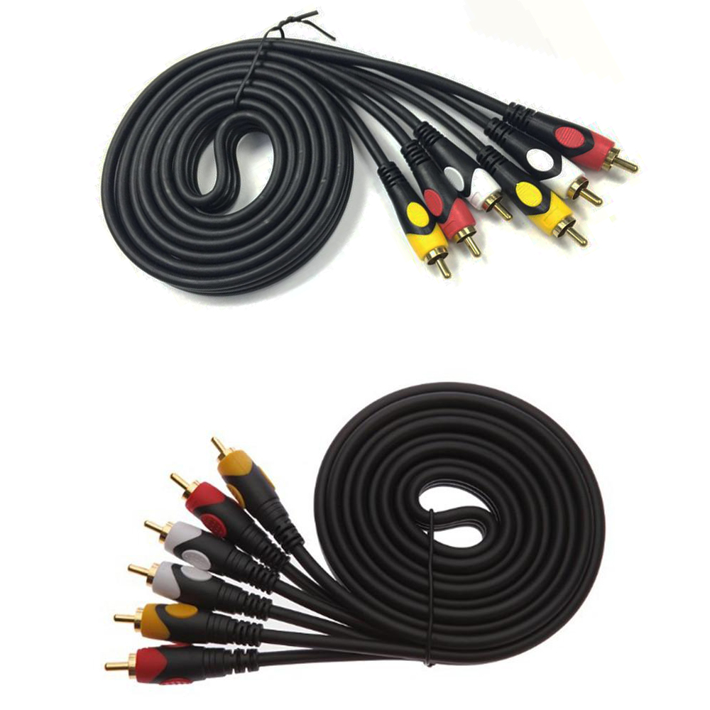 10M 3 Rca To 3Rca Ses Video Sinyal Kablosu - Özel Bakır Seri