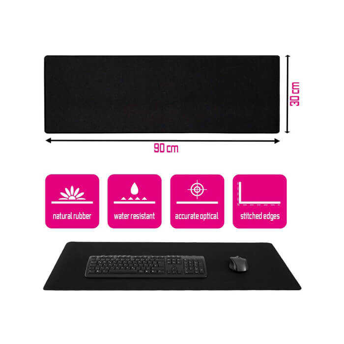Gaming Oyuncu Mouse Pad 90x30cm - Büyük Boy XXL Kaymaz Taban Mousepad -ok