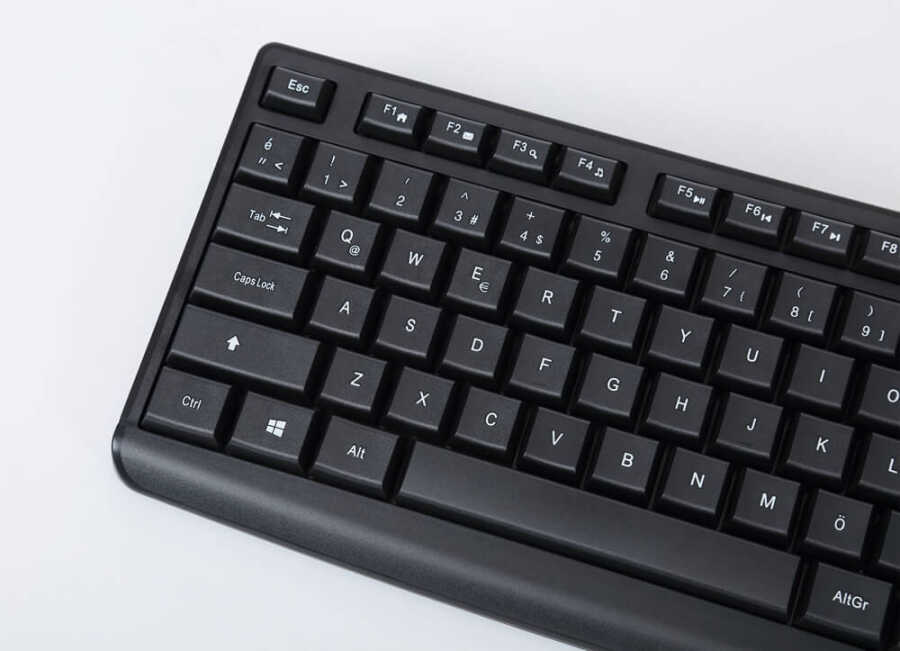 Yumuşak Tuşlu USB Klavye - Siyah - Model No: WZ-803