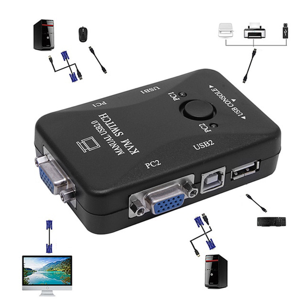 2 Port Usb Kvm Switch