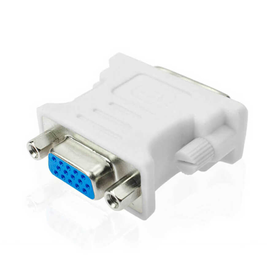 Dvi 24+5 Erkek to Vga Dişi Çevirici Dönüştürücü - Dvi Vga Adaptör