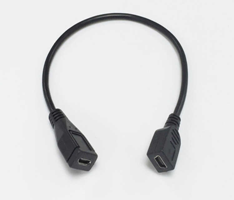 5 Pin Mini USB Dişi to Mikro USB Dişi Kablo - Micro Mini Usb 5 Pin Kablo- 30cm