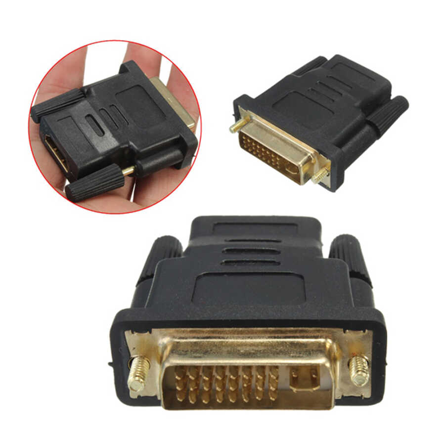 24+5 DVI Erkek to HDMI Dişi Çevirici Dvi to Hdmi