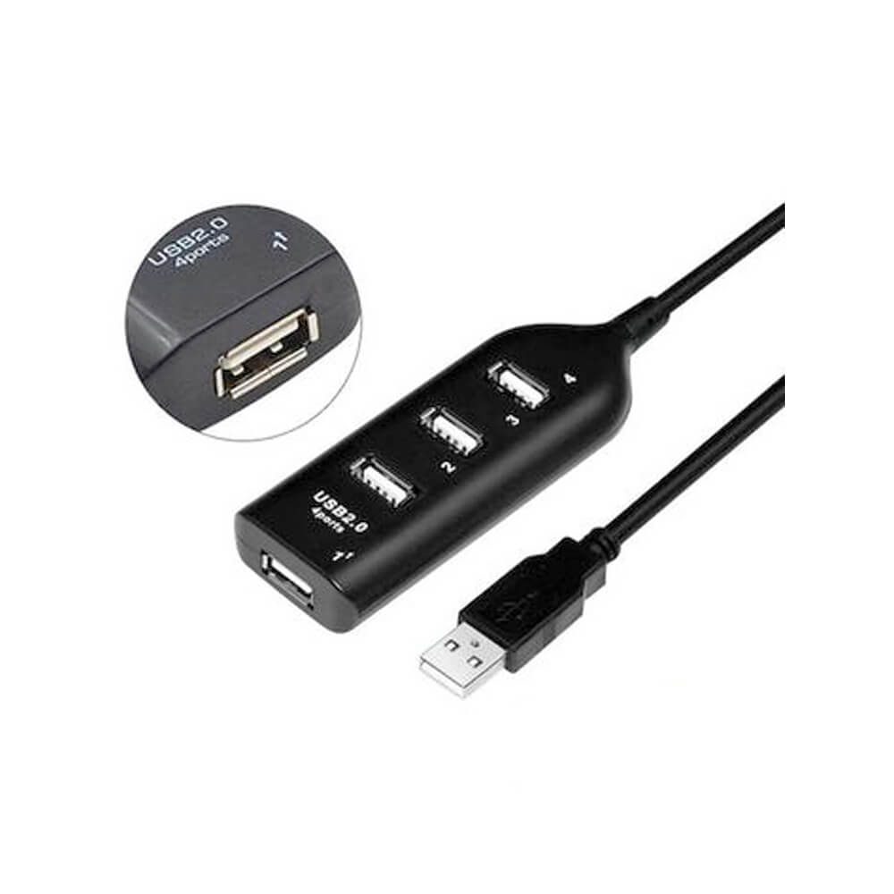 4 Port Usb Hub - Siyah