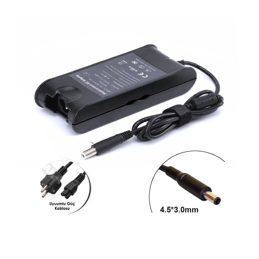 Dell 19.5V 3.34A 65W 4.5x3.0 MM Şarj Adaptörü