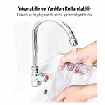 Şeffaf Silikon Klavye Koruyucu Masaüstü PC Klavye Koruma Kılıfı 45x14 cm