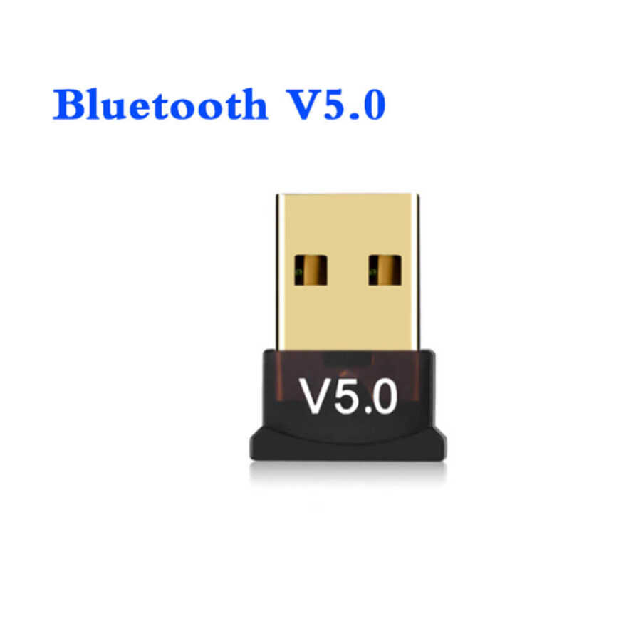 Bluetooth 5.0 Adaptör 5.0 Mini Dongle USB Alıcı Verici