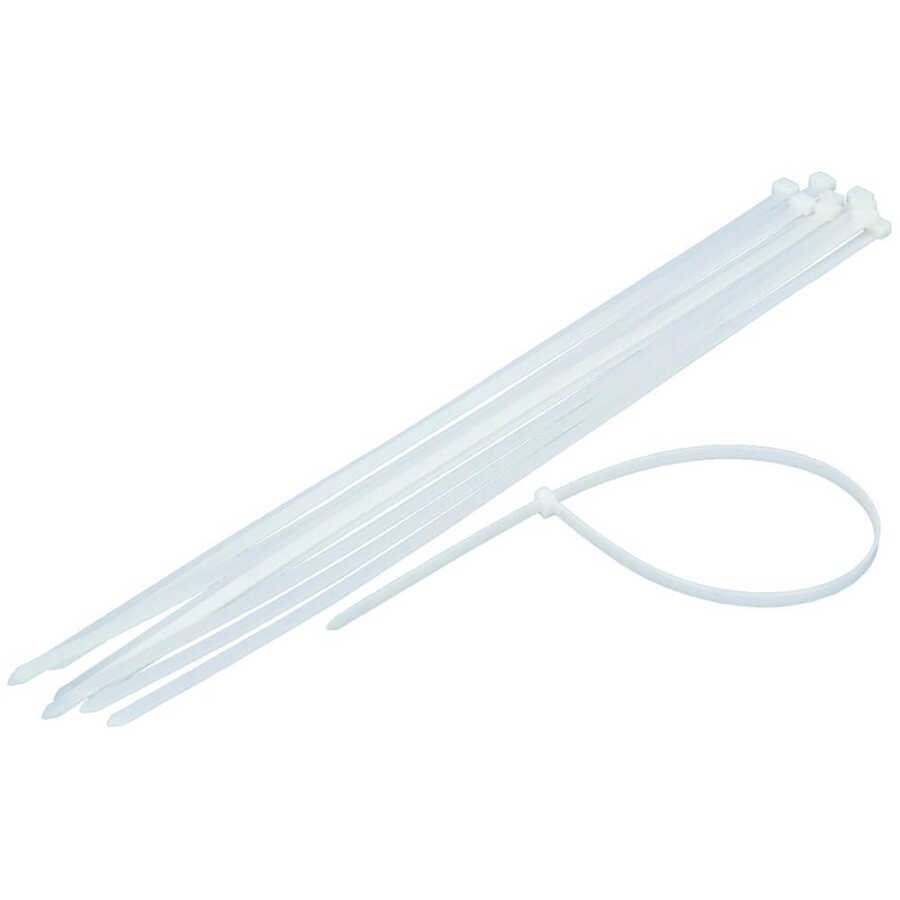 370*3.6mm - Beyaz- 40cm Kablo Bağı - 100 Adet