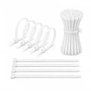 370*3.6mm - Beyaz- 40cm Kablo Bağı - 100 Adet