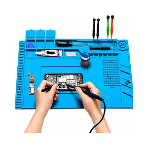 S160 Isıya Dayanıklı Silikon Ped Mıknatıslı Tamir Pedi 45x30cm