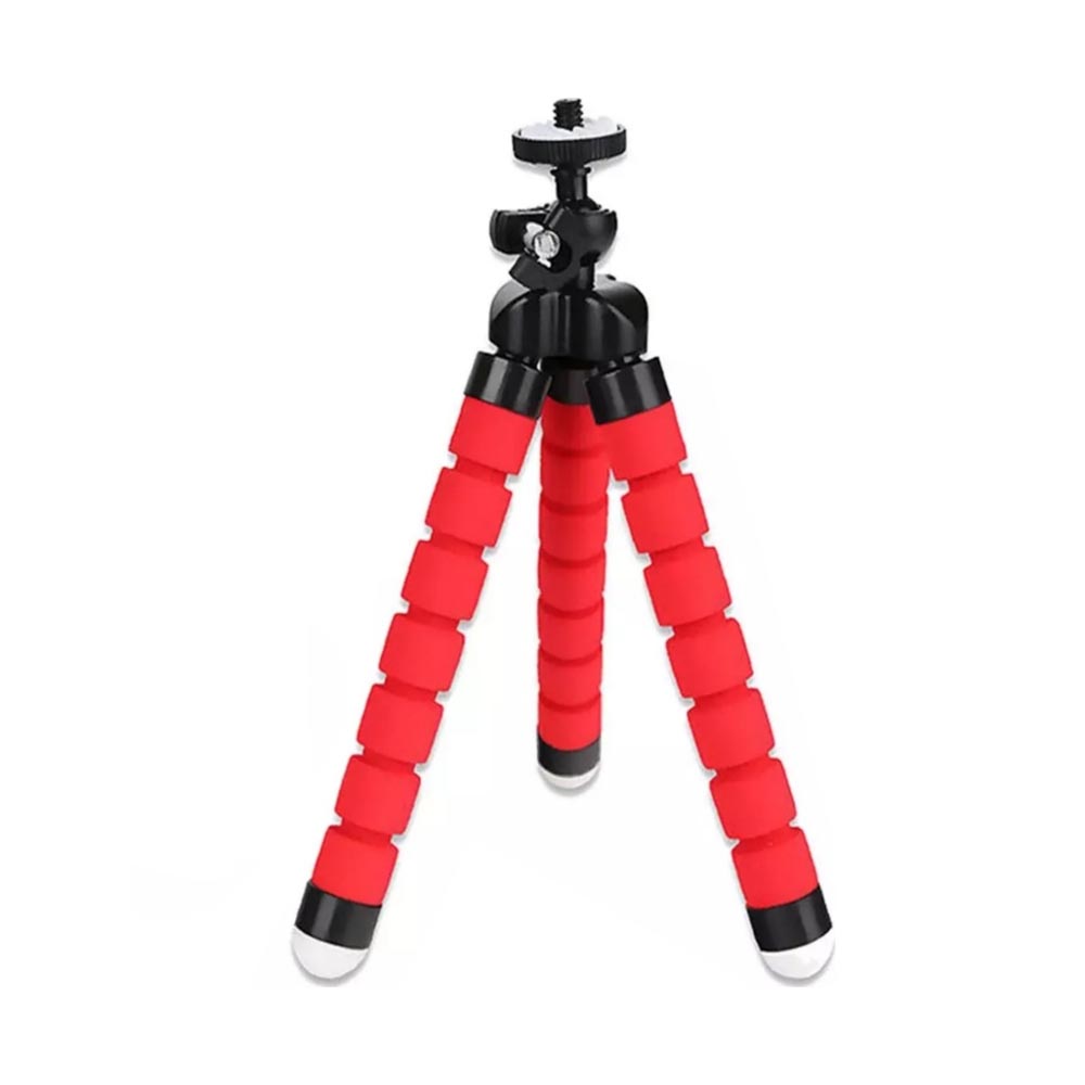 Iphone Huawei Samsung Xiaomi Sony Mini Ahtapot Tripod Kırmızı