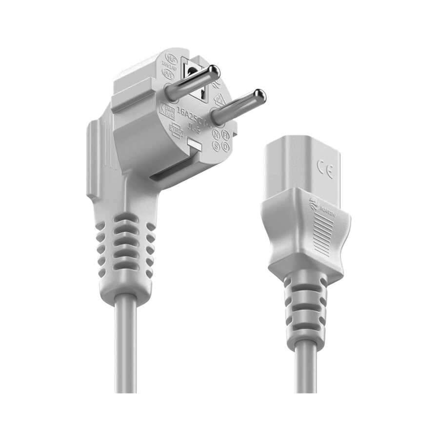 C13 Power Kablo Kasa Monitör Ekran Power Güç Kablosu - Standart Power Kablosu - 1.5 mt