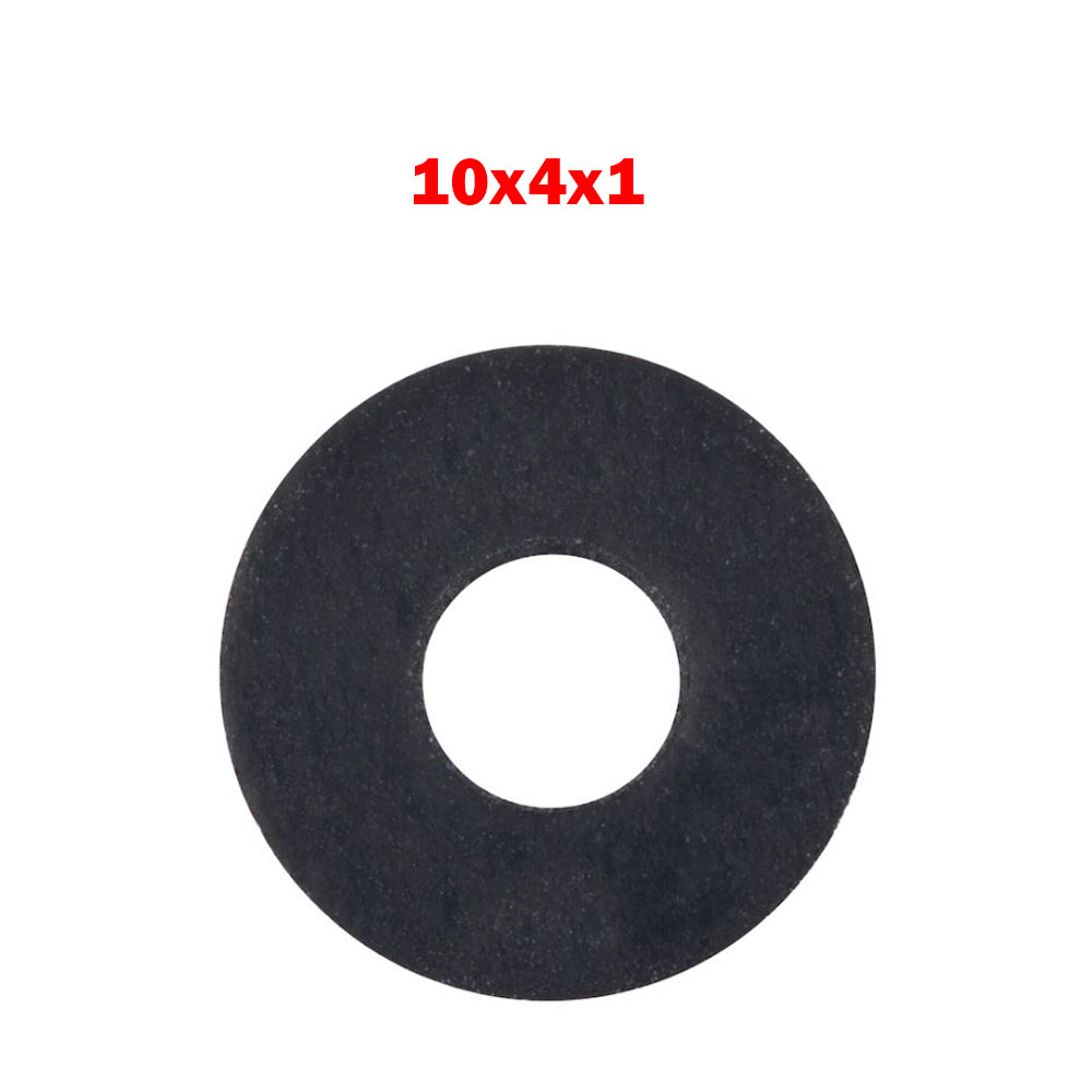 10X4X1 Plastik Rondela Siyah