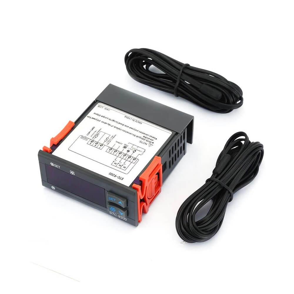 Stc-9200 Dijital Termostat Çift Prob Isı Sıcaklık Kontrol Cihazı