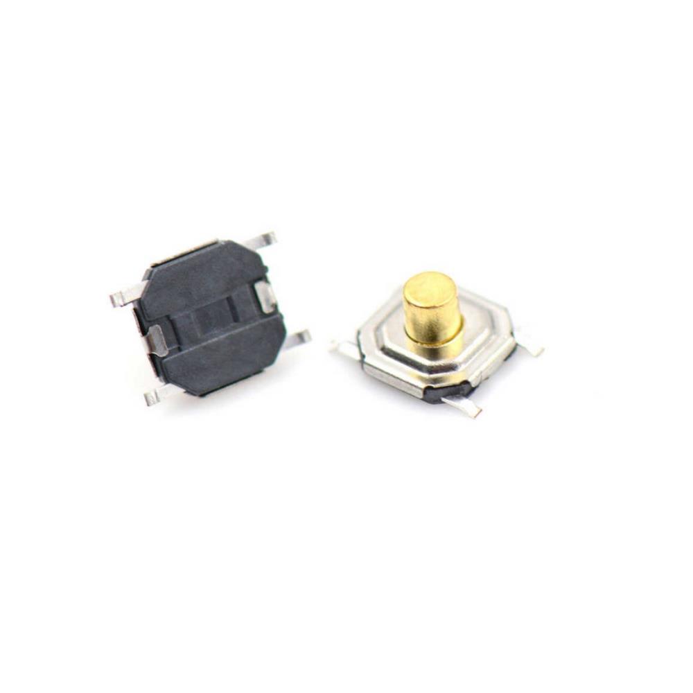 Metal Push Button 5.2X5.2 5Mm Buton Bakır Kafalı