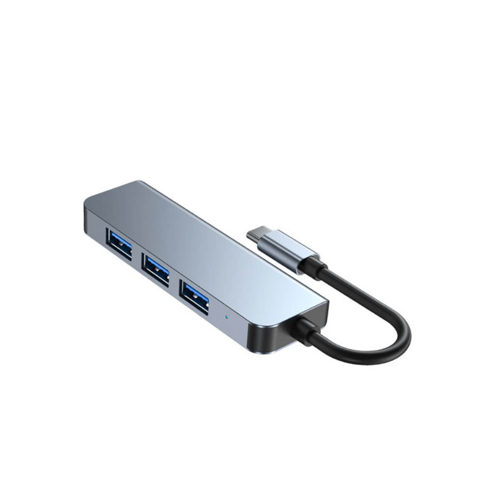 Type C 4 Port Usb 3.0 Hub Usb C Çoklayıcı Alüminyum Gövde