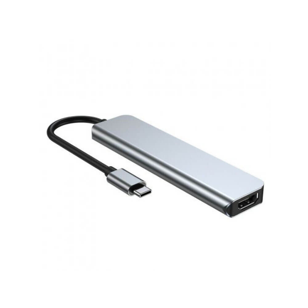 6 In 1 Type C To Hdmı / 2 USB 3.0- USB-C Pd- Sd Tf Çevirici Kablo