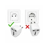 Universal Fiş Çevirici - Amerikan İngiliz Çin 110V-220V Çevirici